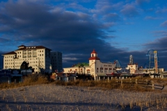 Landscape photo of Ocean City during Winter season.